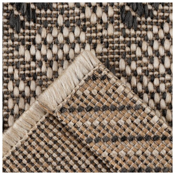 Ковер Витебские ковры циновка e4255/a, коричневый, 1 х 0.6 м - фотография № 9