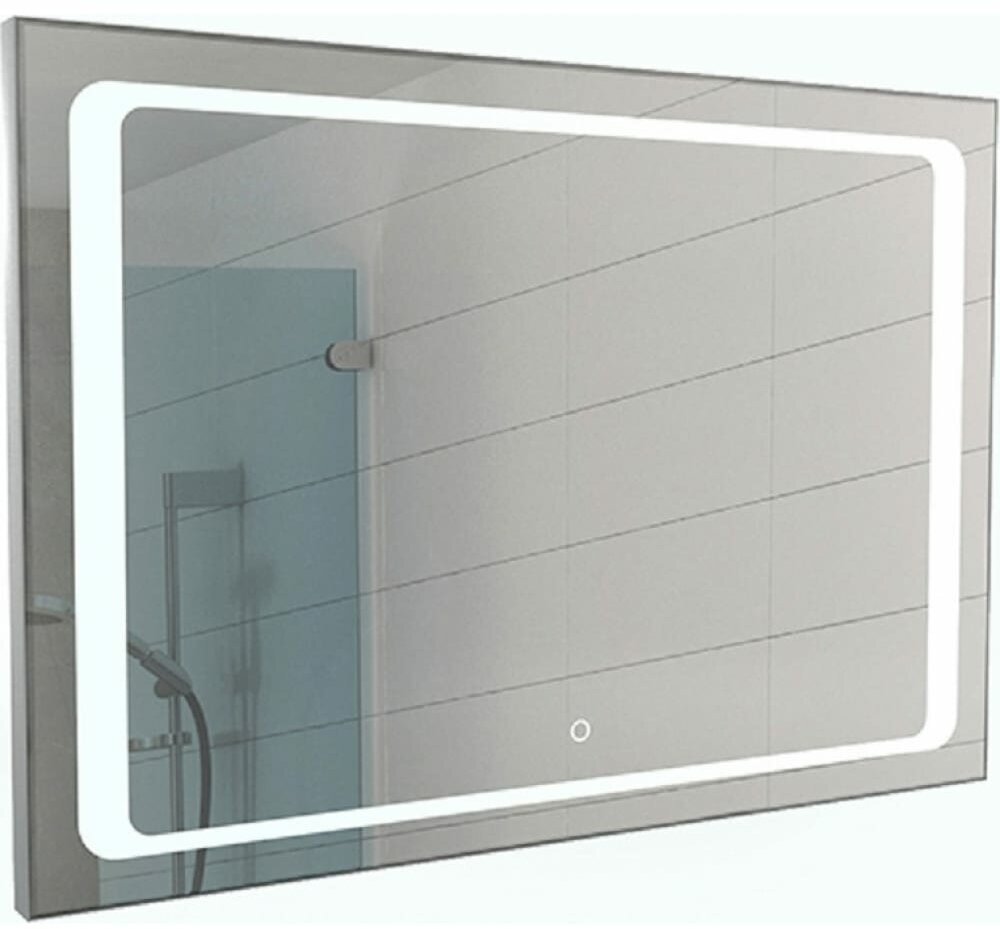 фото Зеркало Galaxy 100 alum с подсветкой Sansa