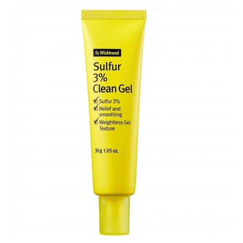 By Wishtrend Sulfur 3% Clean Gel - гель против прыщей на основе серы