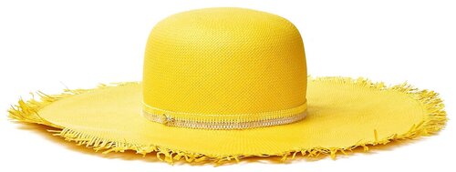 Шляпа PATRIZIA PEPE летняя, размер S, желтый