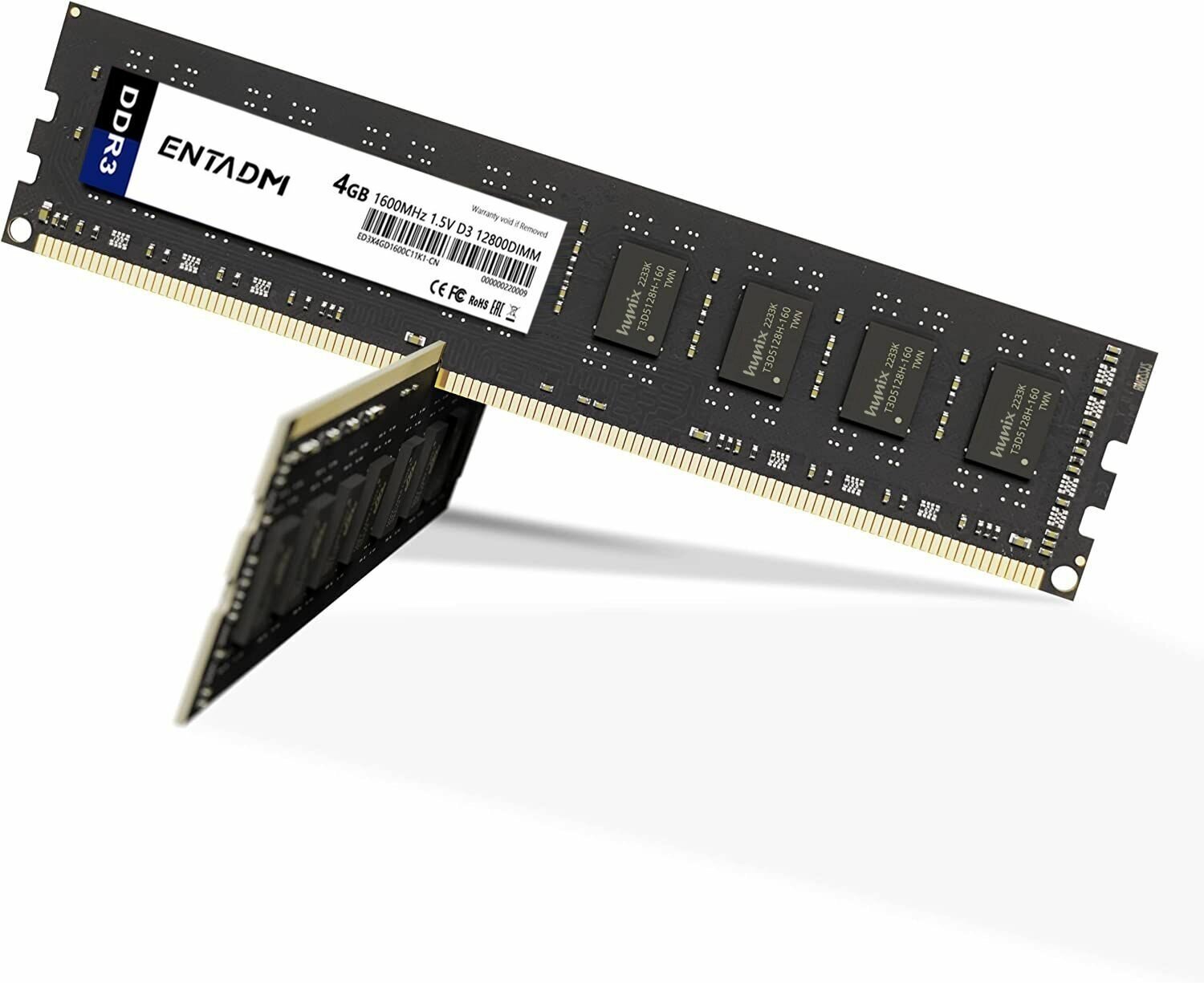 Оперативная память ENTADM DDR3 4ГБ 1600 МГц 15В