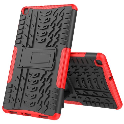 фото Чехол-бампер mypads для samsung galaxy tab s7 11 sm-t870 / t875 (2020)противоударный усиленный ударопрочный красный