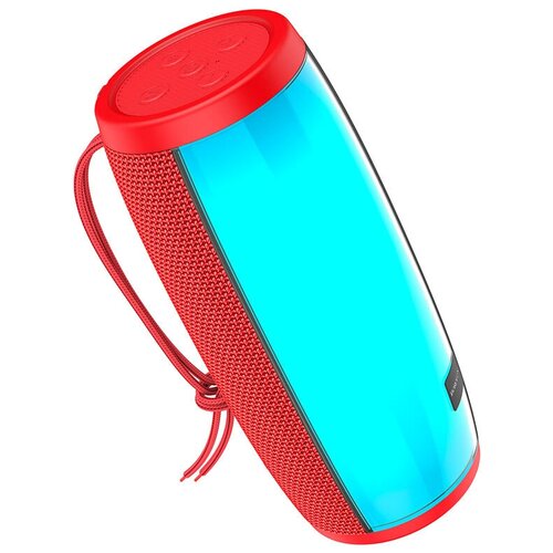 Колонка портативная Borofone BR20 Sound Wave Bluetooth пластик FM TF SD AUX TWS подсветка цвет красный 167300₽