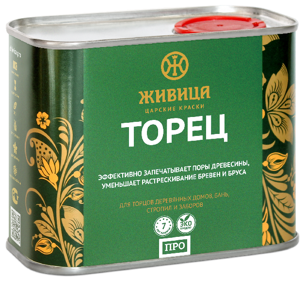 Масло Живица для торцов бревен Торец ПРО