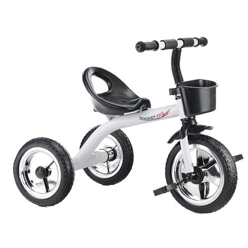 Велосипед трехколесный детский ROCKET XEL-002, 3-х колесный, белый велосипед xel 1302 1 3 х колесный розовый