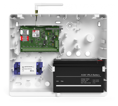 Контакт GSM-5A v.2 Ритм Контрольная панель с внешней антенной в корпусе под АКБ 7 Ач