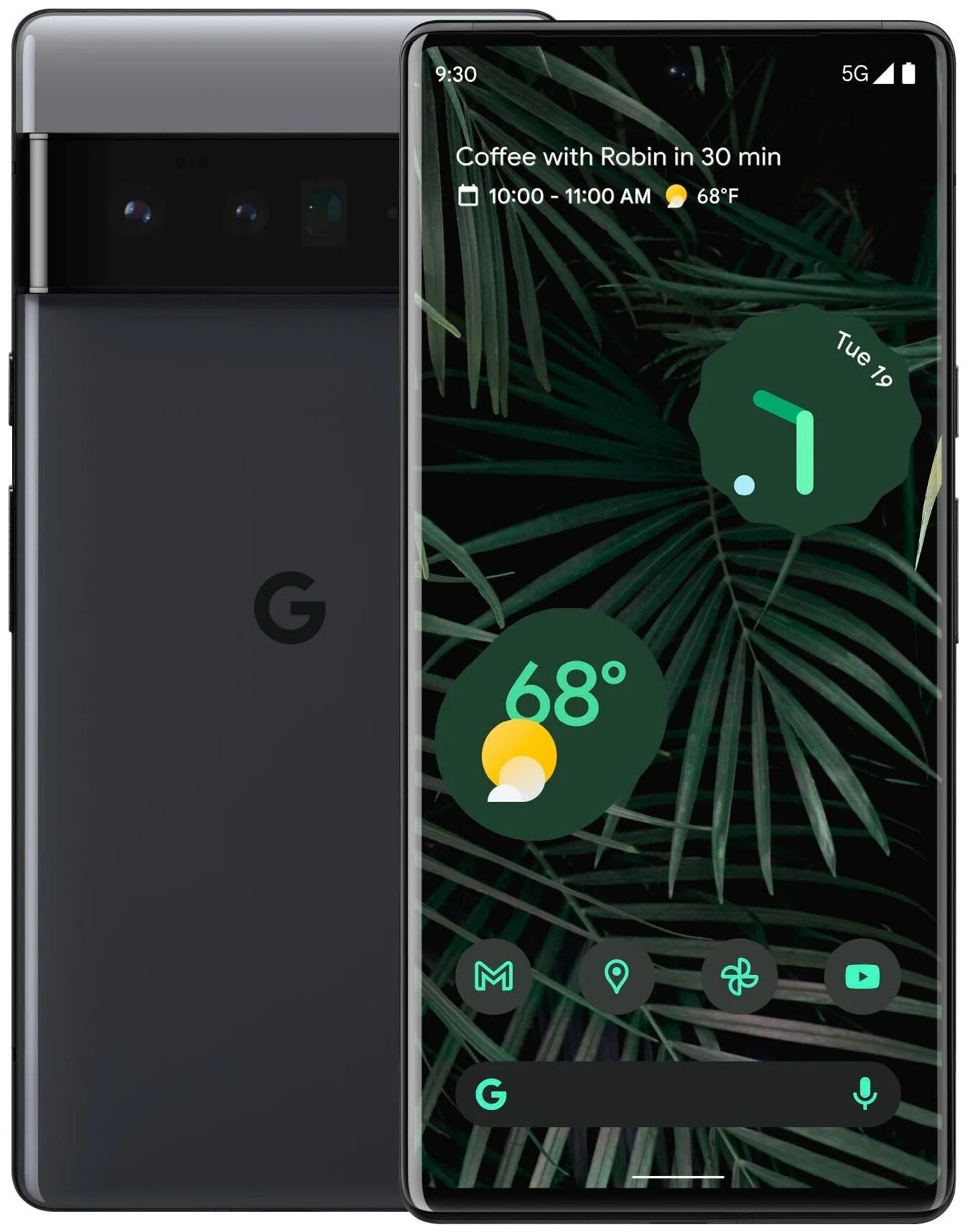 Смартфон Google Pixel 6 Pro 12/128 ГБ USA, nano SIM+eSIM, stormy black