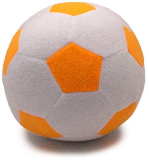 Мягкая игрушка Magic Bear Toys Мяч цвет белый/желтый 23 см