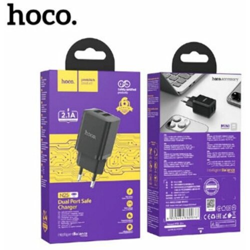 СЗУ-2USB HOCO N25 2.1A Black сзу 2usb hoco n25 micro 2 1a 1м black