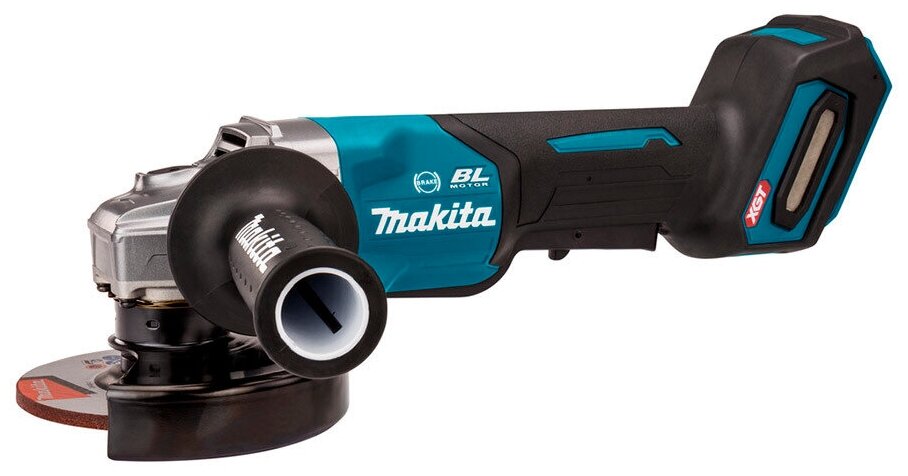 Аккумуляторная УШМ Makita GA013GZ, 125 мм, без аккумулятора черный/синий - фотография № 17