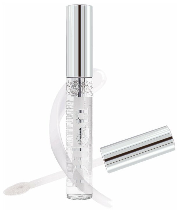 фото Dilon блеск для губ Lip Gloss Brilliance витамин Е, UF-фильтр, масло Авокадо nон 1600 Бесцветный