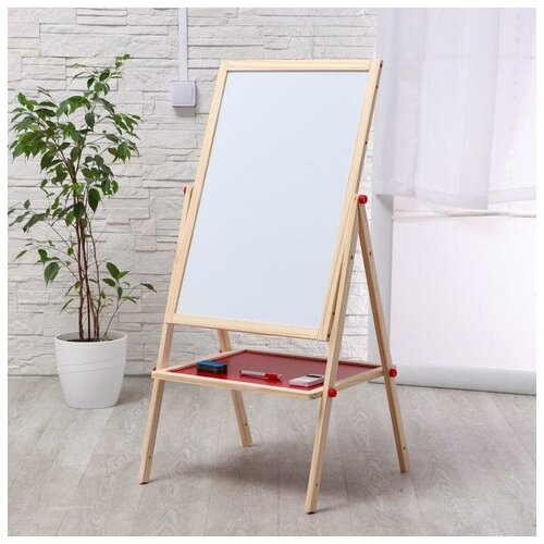 Детский мольберт двухсторонний высота регулируется 114х47х40 см 5054158 4985₽