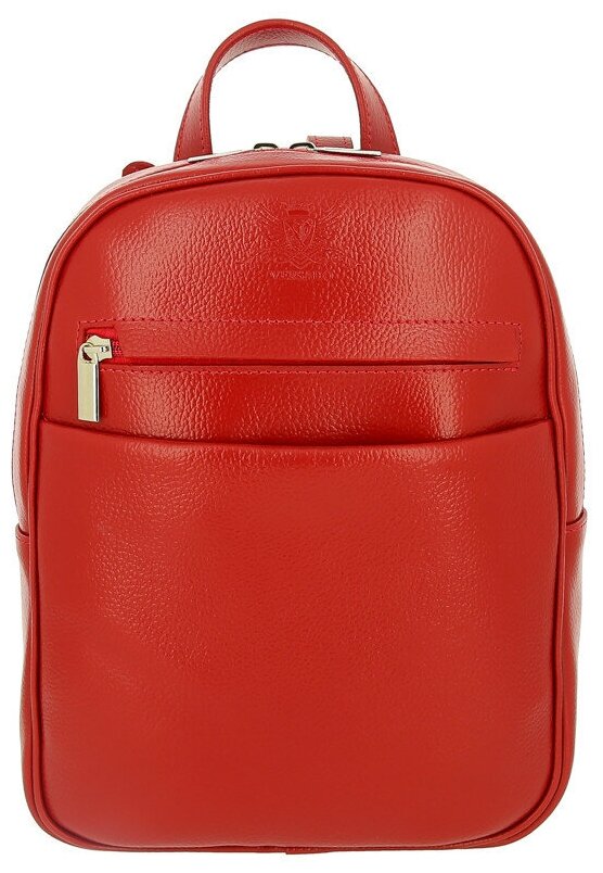 Женский кожаный рюкзак Versado VD189 red 