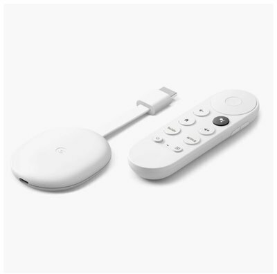 Медиаплеер Google Chromecast c Google TV белый
