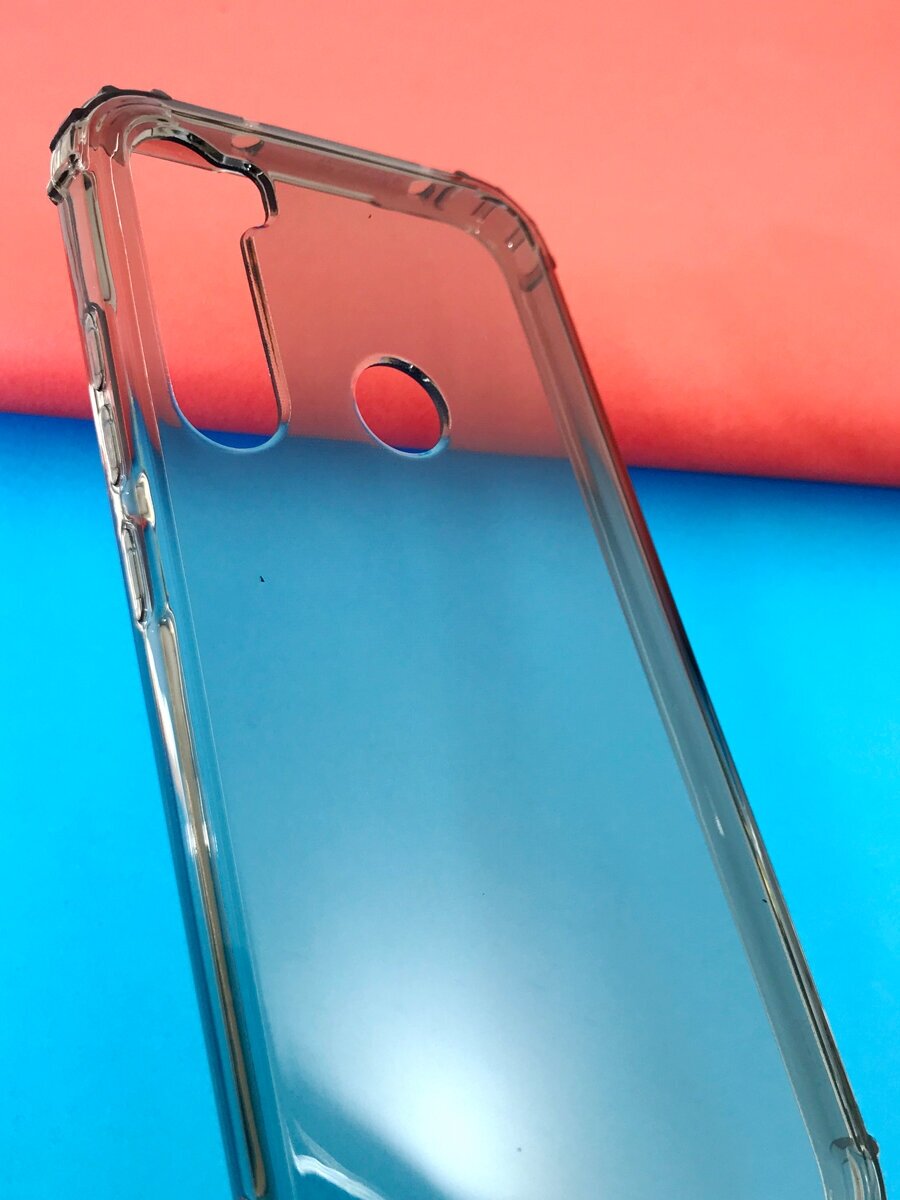 Чехол на смартфон Xiaomi Redmi Note 8 накладка силиконовая прозрачная