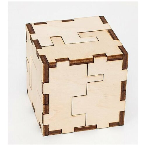 фото Деревянный конструктор-головоломка ewa cube 3d puzzle eco wood art