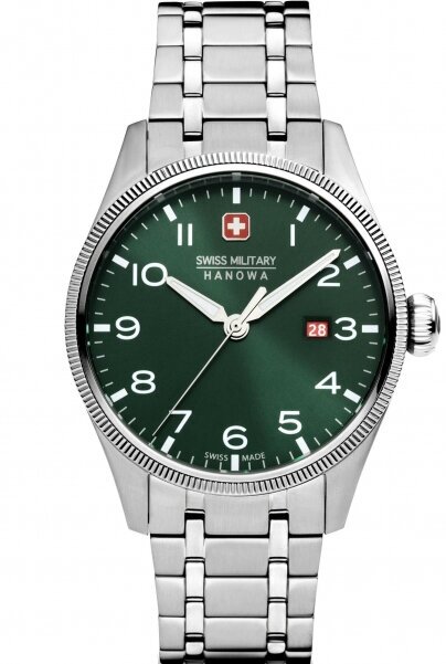 Наручные часы Swiss Military Hanowa Air SMWGH0000803, зеленый, серебряный