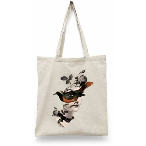 фото Сумка шоппер каждому своё, бежевый