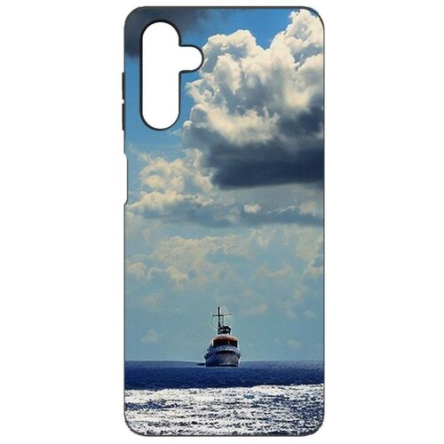 Чехол-накладка Krutoff Soft Case Море для Samsung Galaxy A13s (A137) черный чехол накладка krutoff soft case рубиновое сердце для samsung galaxy a13s a137 черный