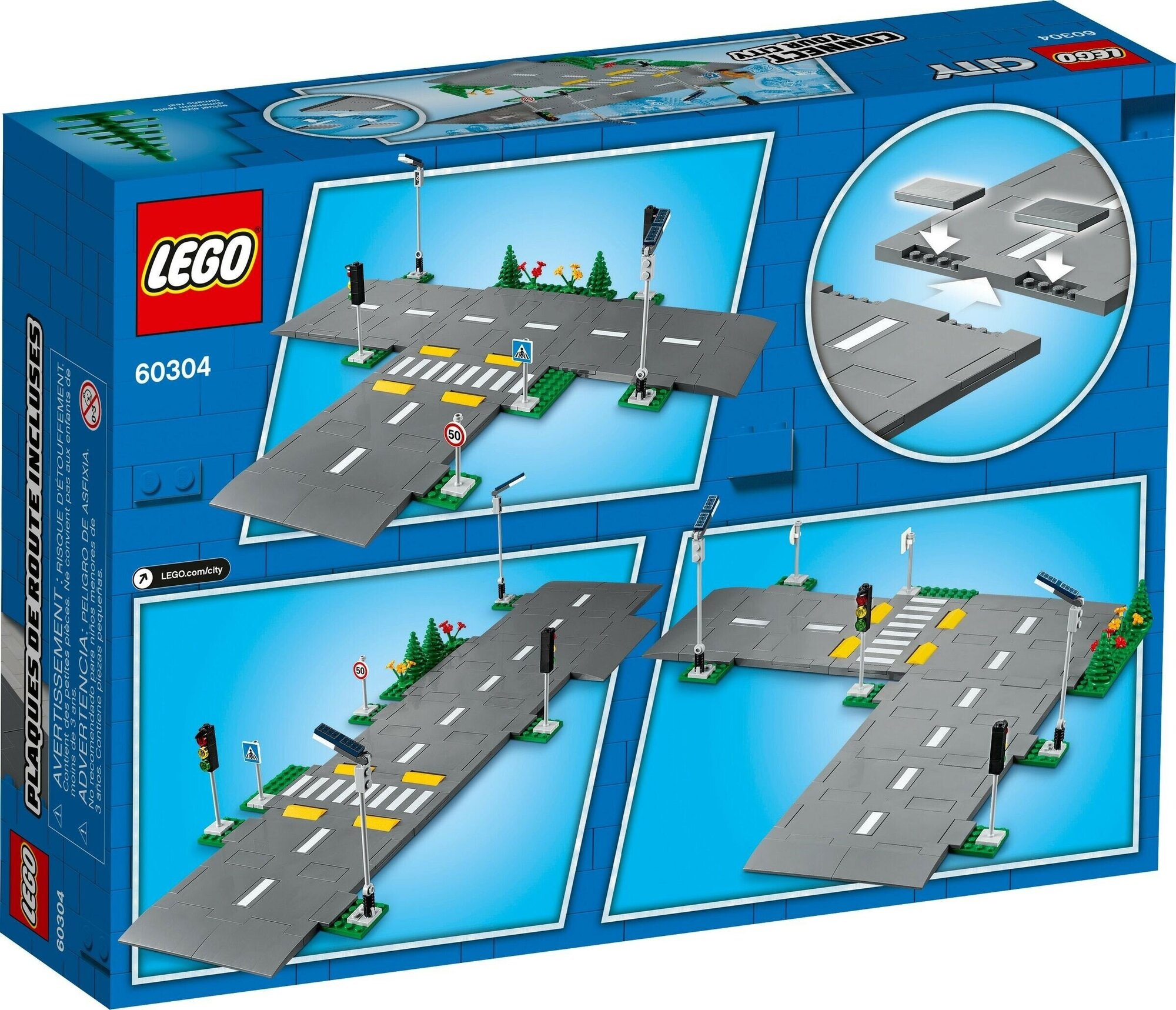 Конструктор LEGO City Town 60304 Дорожные пластины - фото №12