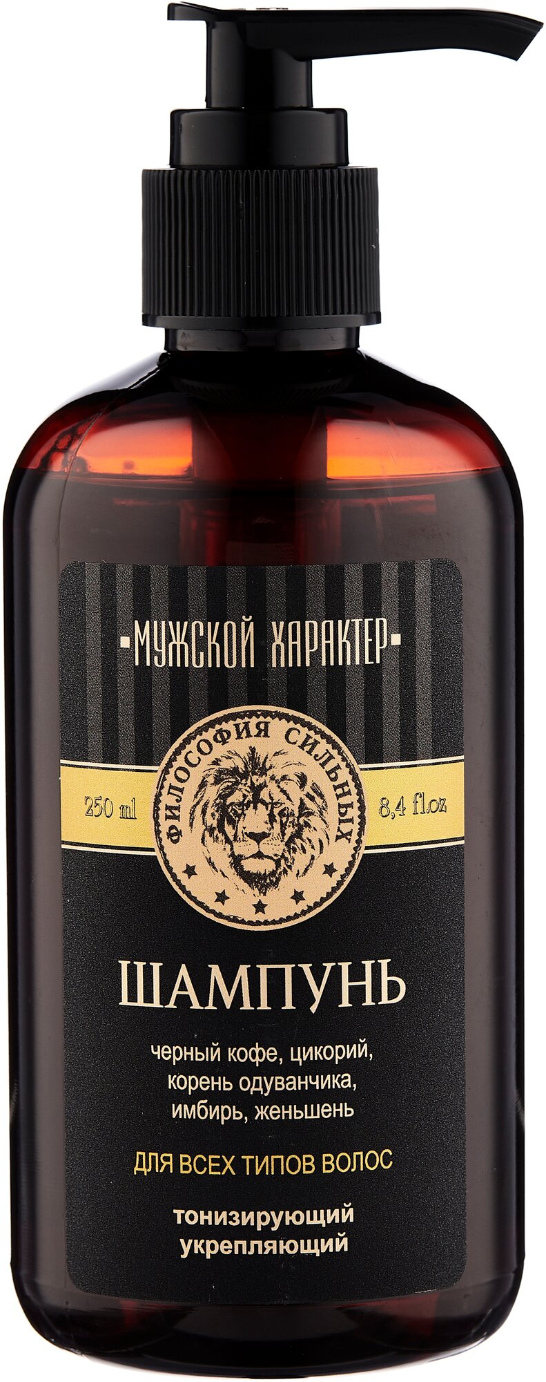 фото Kleona шампунь Мужской характер Тонизирующий укрепляющий