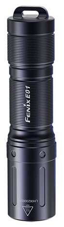 Фонарь Fenix E01 V2.0, черный