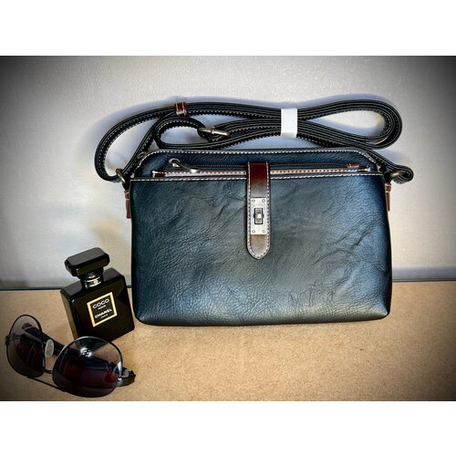 фото Сумка женская премиум-класса, кросс-боди, через плечо, cross body / розовая, серая, черная trendo