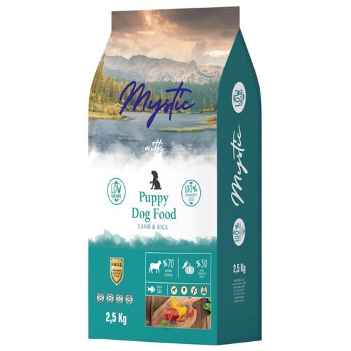 Mystic Puppy Dog Food Lamb & Rice сухой корм для щенков с ягненком и рисом - 2,5 кг purina dog chow сухой корм purina dog chow puppy для щенков до 1 года с ягненком