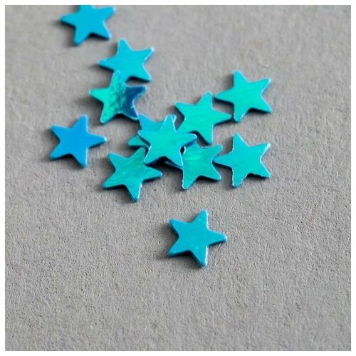 фото Набор пайеток "звёздочки" зелёный mikimarket