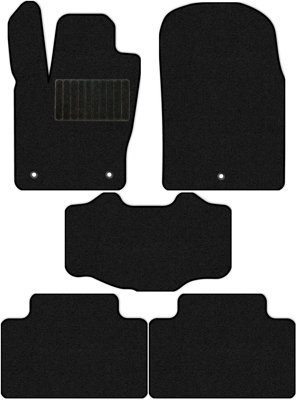 Коврики текстильные Allmone "Стандарт" для Jeep Grand Cherokee 4 (WK2) 2010 - 2013