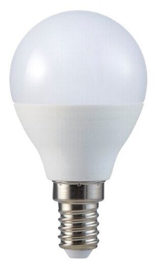 Лампа OSRAM LED Star E14 шар P (G45) 6.5Вт, светодиодная LED, 550 лм, эквивалент 60Вт, тёплый свет 3000К