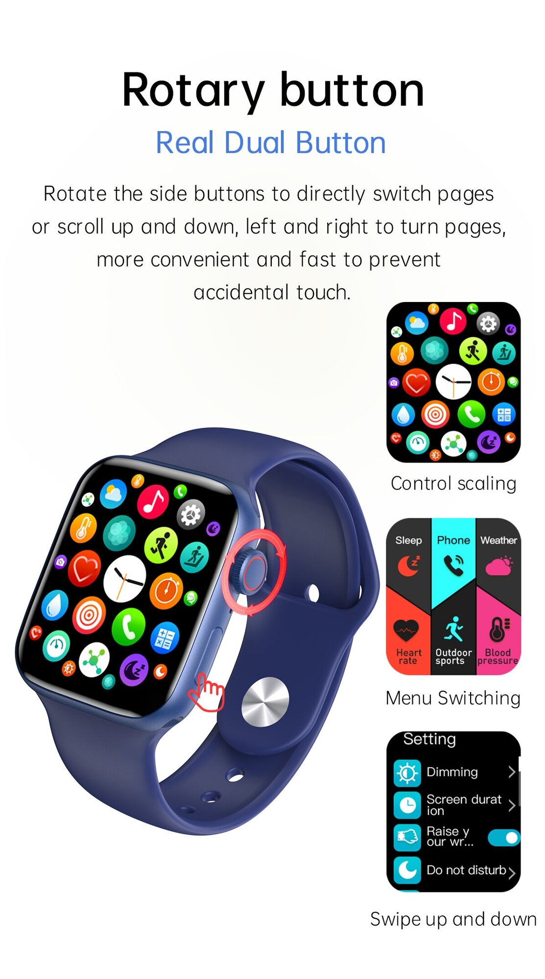 Умные смарт-часы Smart Watch HW22 Plus/Экран 1,75 дюйма/Беспроводная ...