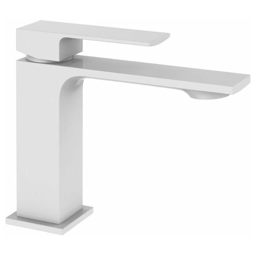 фото Смеситель для раковины orange lutz m04-021w белый