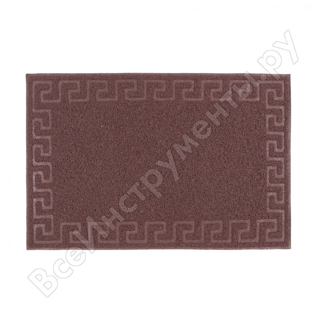 фото Коврик придверный 40х60см Spongy Меандр 38-302 коричневый