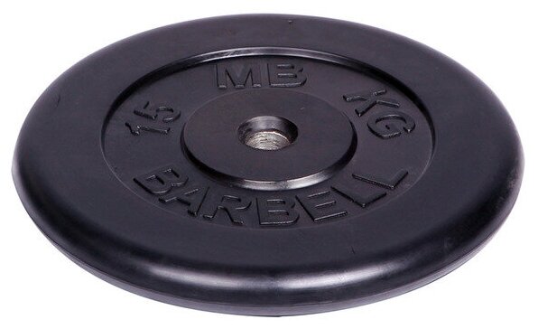 Диск Barbell d 31 мм 15,0 кг black