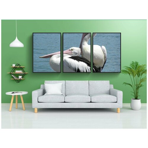 фото Набор модулных постеров для интерьера "вода, праздничный день, море" 60x90 см. в тубусе, без рамки lotsprints