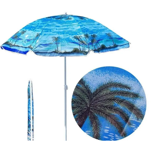 Зонт пляжный 1,8 метра/ Зонт садовый дачный /Тент туристический от солнца