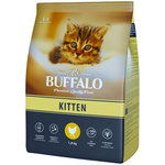 Сухой корм для котят Mr. Buffalo Kitten (курица) 1,8 кг - изображение