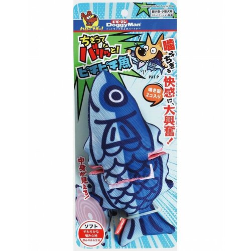 Игрушка для собак Japan Premium Pet в форме рыбки с пищалкой.