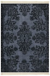 Ковер килим 100x200 см, Anadolu Kilim, черный,