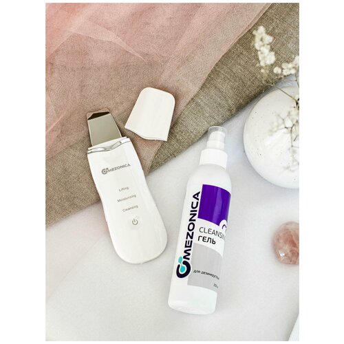Mezonica Аппарат ультразвуковой чистки лица белый Cleansing Гель для дезинкрустации для чистки лица 200 г 256400₽