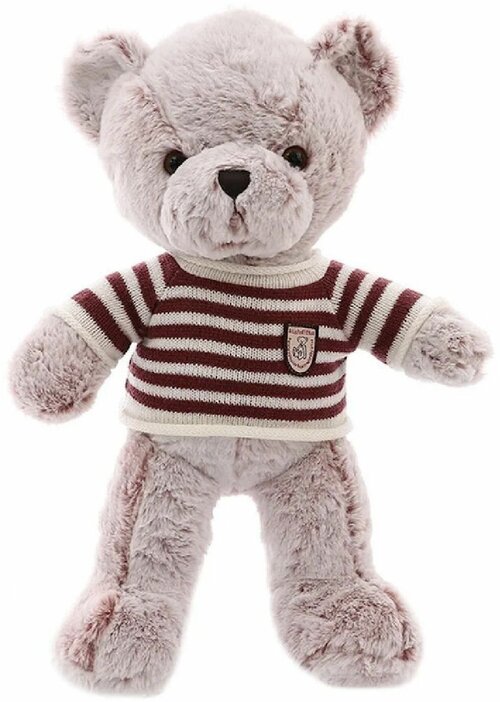 Мягкая игрушка плюшевый розовый медведь в одежде 30 см, подарок для девочки и для мальчика, JRK12829