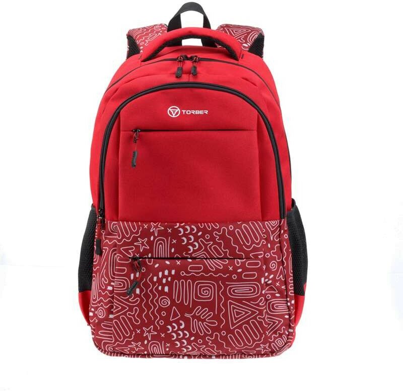 TORBER Школьный рюкзак CLASS X (T2602-22-RED)