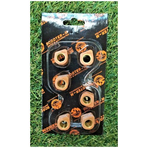 Ролики вариатора для скутера Yamaha, Stels, 12x15mm, 7g D-профиль