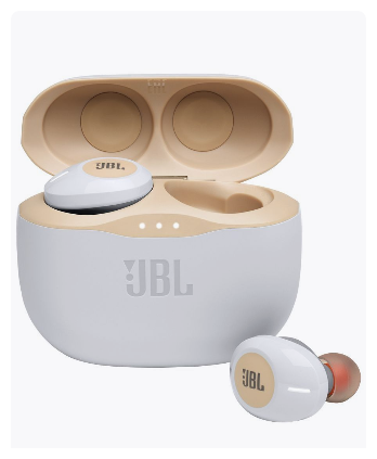 Наушники JBL TUNE 125 White & Gold