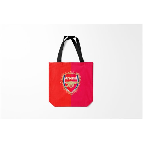 фото Сумка-шоппер / 40х40 см / футбол / arsenal fc burnettie