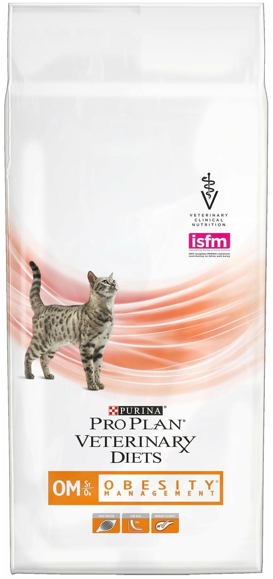 Сухой корм для кошек Pro Plan Veterinary Diets Obesity Management OM St/Ox, при ожирении 1,5 кг