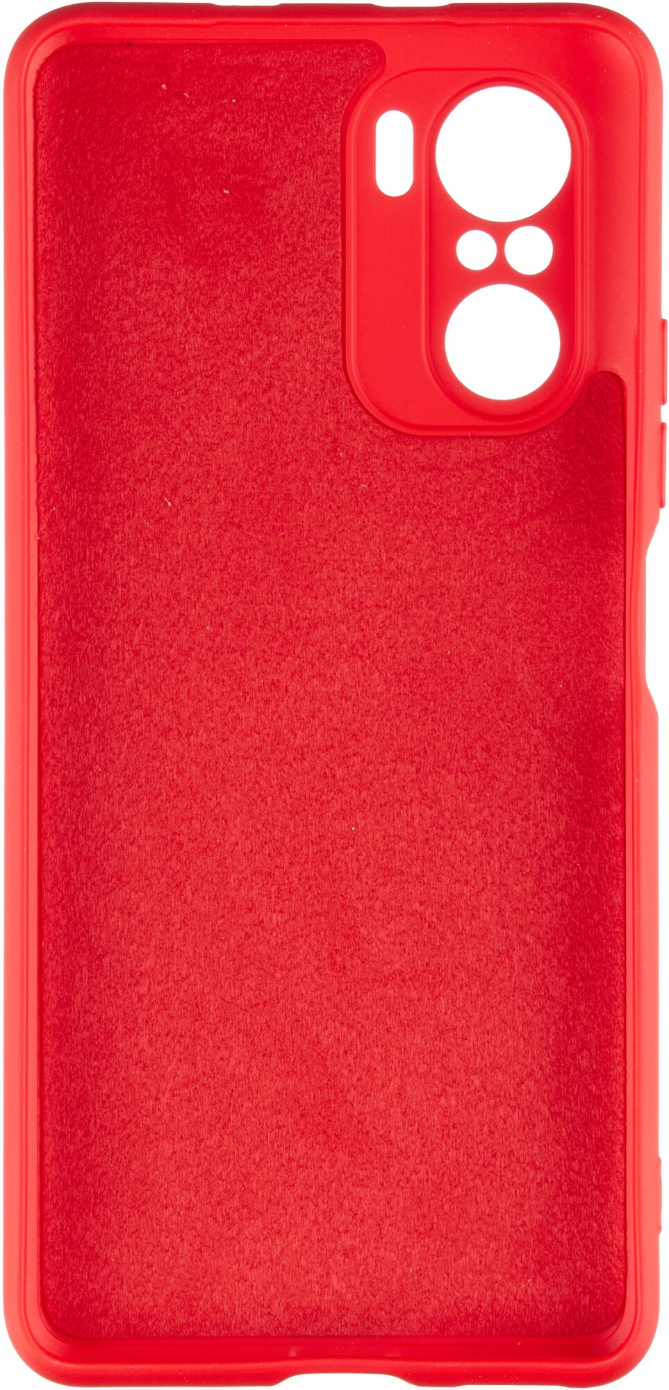 Чехол (клип-кейс) DF poOriginal-04, для Xiaomi Poco F3/Redmi K40, красный [df ] - фото №2