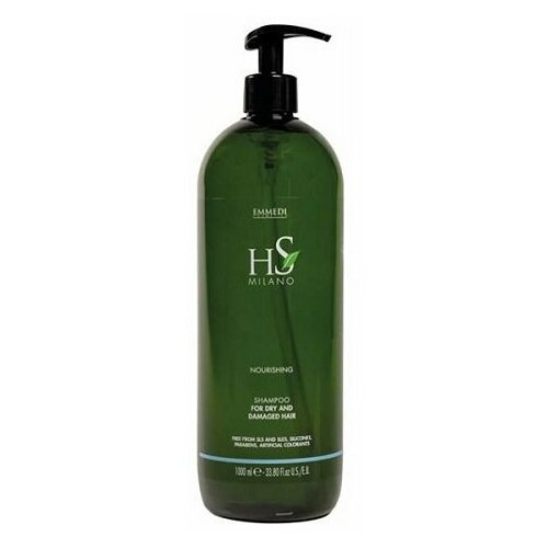 Шампунь для сухих и ослабленных волос Dikson HS Milano Shampoo nourishing for dry and damaged hair, 1000 мл.