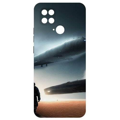 Чехол-накладка Krutoff Soft Case Пора лететь для Xiaomi Poco C40 черный